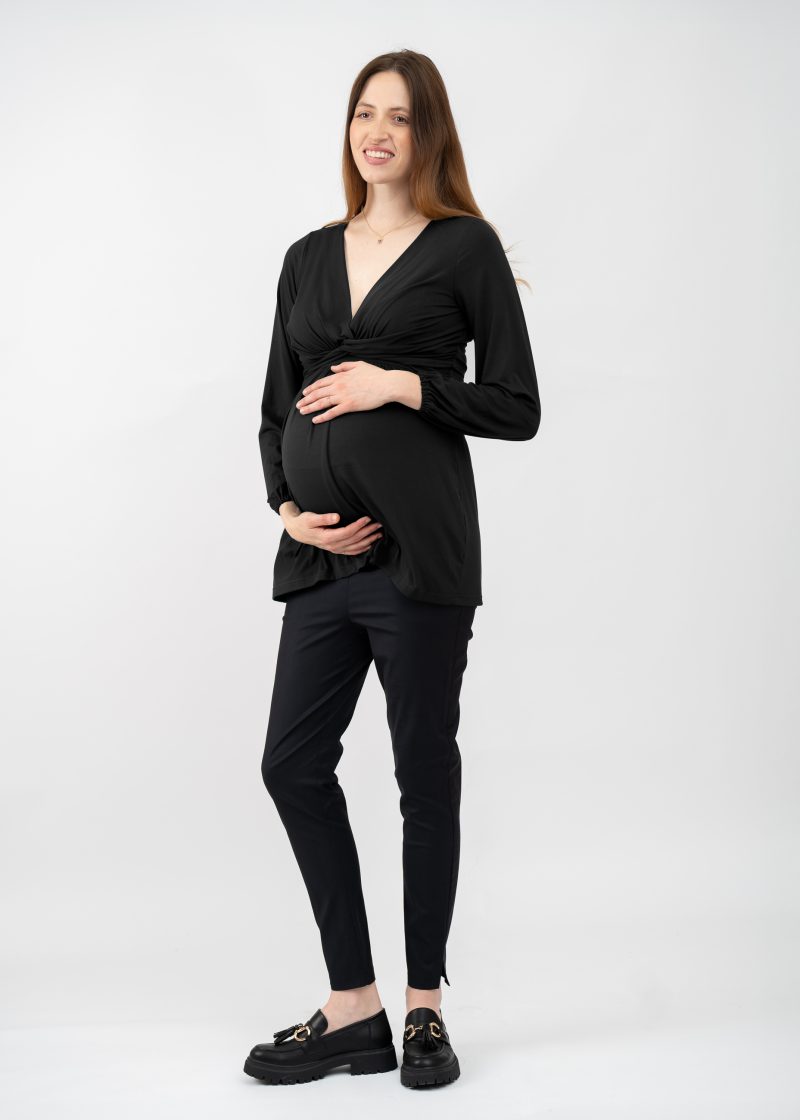 elegancka bluzka ciążowa